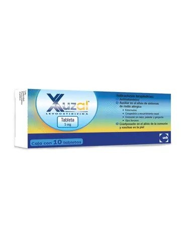 UCB XUZAL 5mg 10 Tabletas